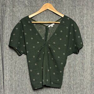 Madewell Green Shirt Size 6